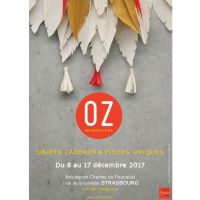 Salon OZ, les métiers d'art. Du 8 au 17 décembre 2017 à Strasbourg. Bas-Rhin.  10H00